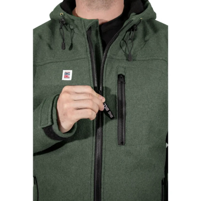 Big Bill® Fleece Lined Merino Wool Hooded  Jacket - JKTMER
