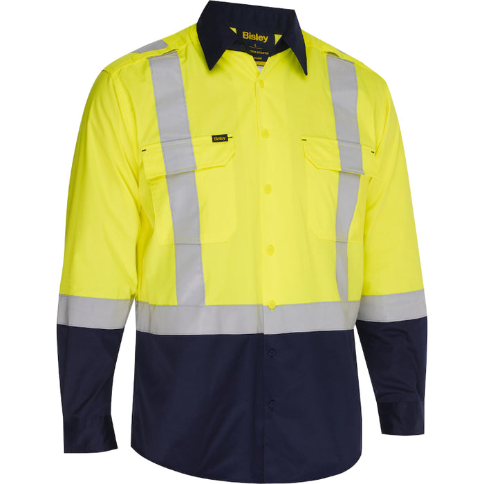 Bisley® Hi Vis Long Sleeve Shirt - ANSI Class Type R Class 2 - 312M6367H