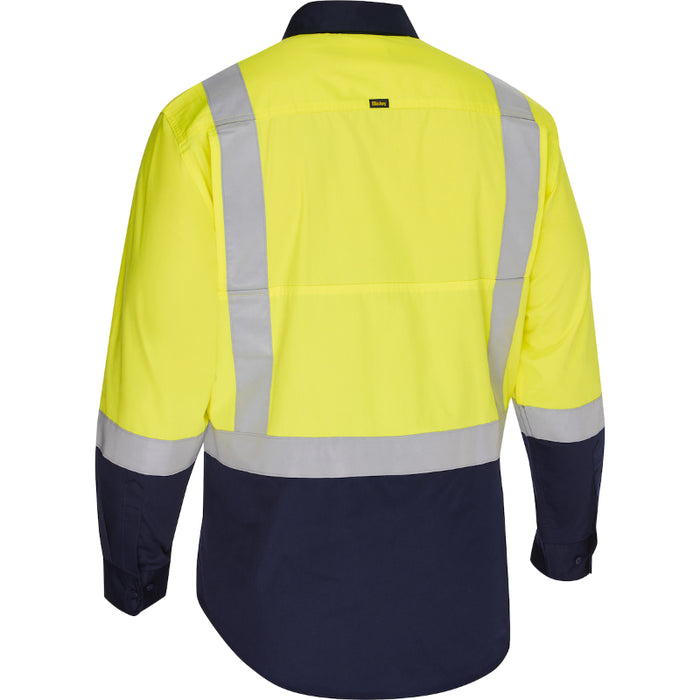Bisley® Hi Vis Long Sleeve Shirt - ANSI Class Type R Class 2 - 312M6367H