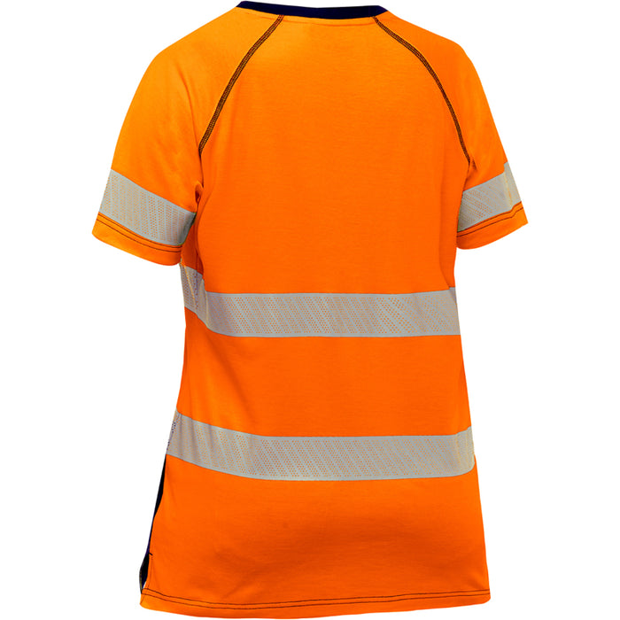Bisley® Hi Vis Two Tone Women's Short Sleeve Shirt - ANSI Class 2 Type R - 312W1118T