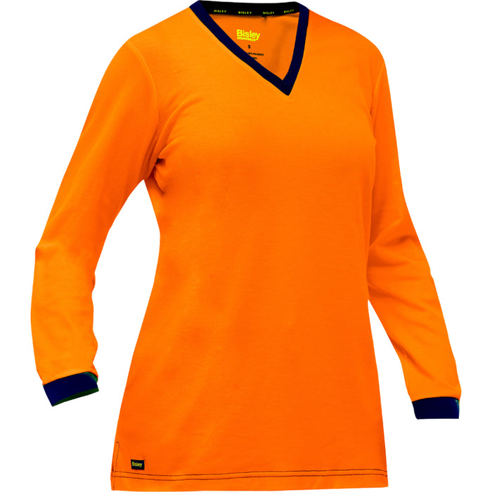 Bisley® Hi Vis Women's Non-ANSI Long Sleeve Shirt - 310W6118