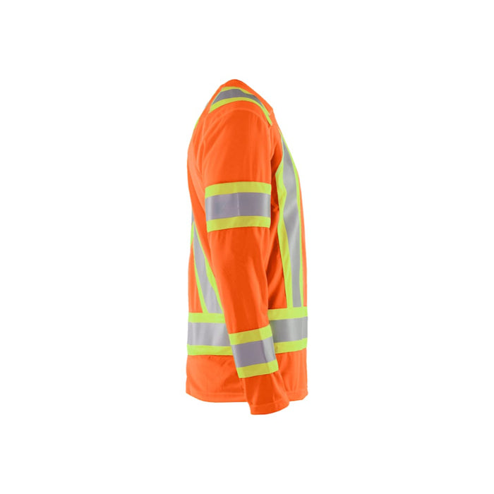 Blaklader® Workwear Hi-Vis Long Sleeve T-shirt - ANSI Class 3 Type R - Orange - 3496