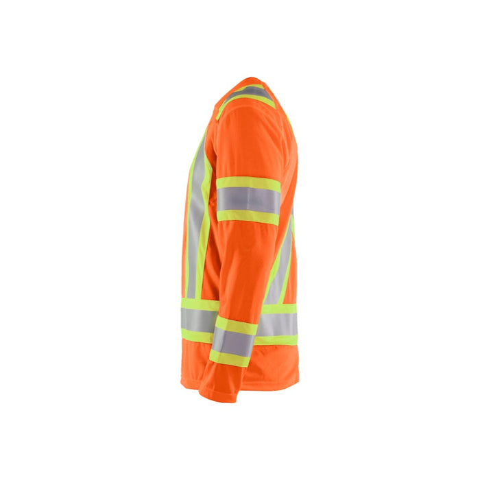 Blaklader® Workwear Hi-Vis Long Sleeve T-shirt - ANSI Class 3 Type R - Orange - 3496