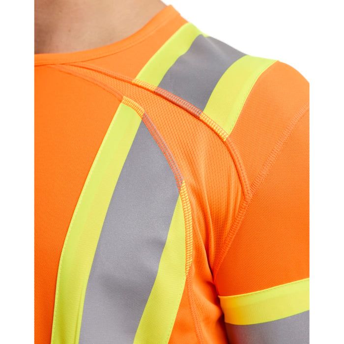 Blaklader® Workwear Hi-Vis Long Sleeve T-shirt - ANSI Class 3 Type R - Orange - 3496