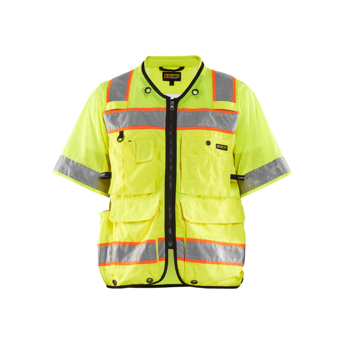 Blaklader® Workwear Lightweight Hi-Vis Sleeved Vest - ANSI Class 3 Type R - Hi Vis Yellow - 3139