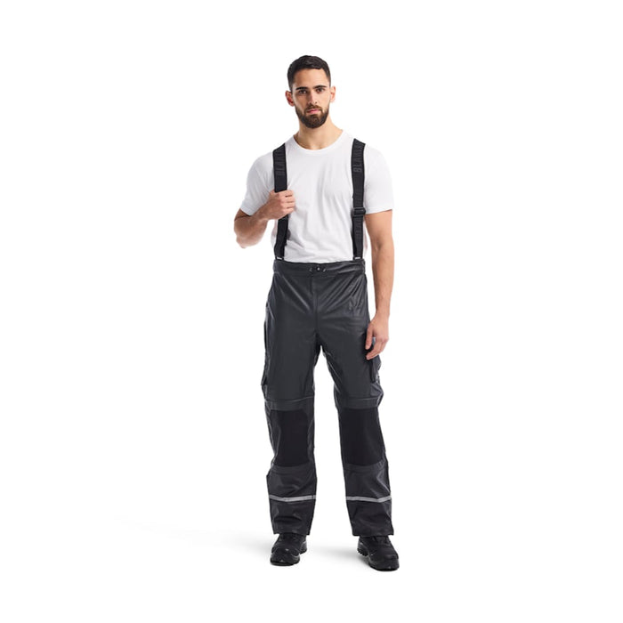Blaklader® Workwear Rain Pants with Reflective Details - Black - 1387