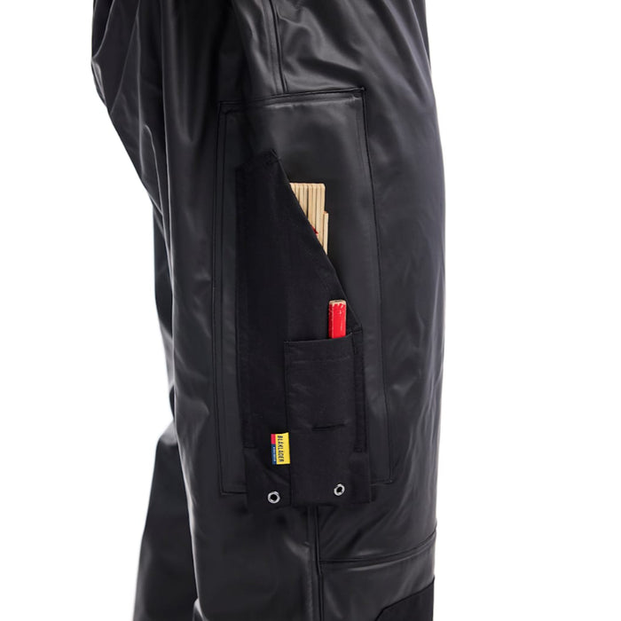Blaklader® Workwear Rain Pants with Reflective Details - Black - 1387
