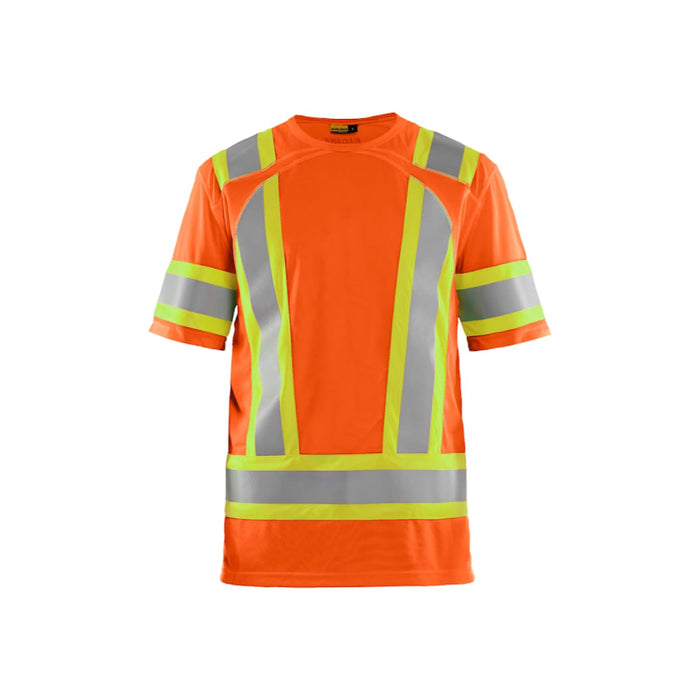 Blaklader® workwear Round Neck Hi-Vis T-shirt - ANSI Class 2 Type R - Orange - 3495