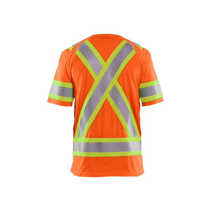 Blaklader® workwear Round Neck Hi-Vis T-shirt - ANSI Class 2 Type R - Orange - 3495