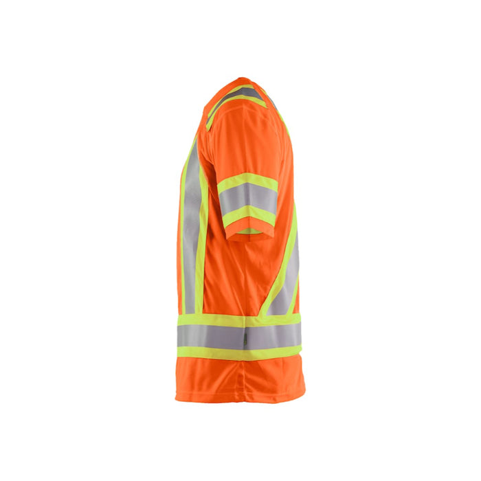 Blaklader® workwear Round Neck Hi-Vis T-shirt - ANSI Class 2 Type R - Orange - 3495