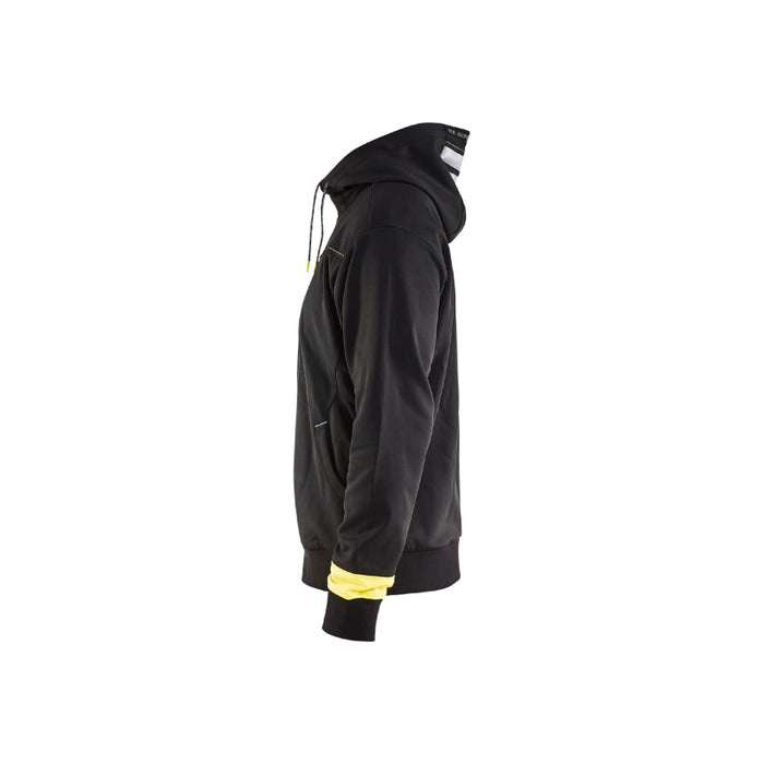 Blaklader® Workwear Visibility Zip Sweatshirt with Hood - Black - 4958
