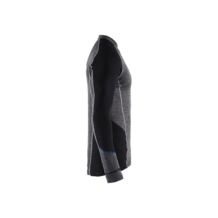 Blaklader® Workwear Warm Base Layer Top - Gray / Black - 4897