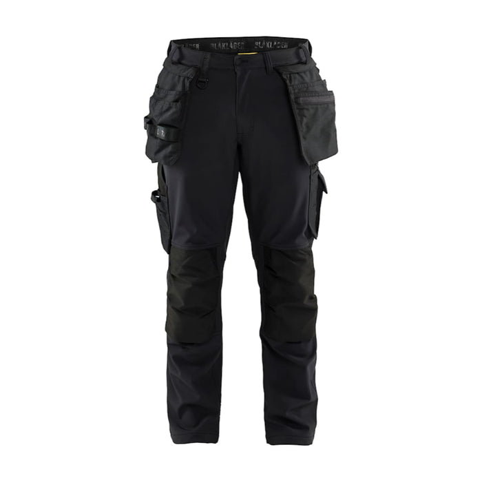 Blaklader® Workwear Wind and Waterproof Softshell Pant - Black - 1615