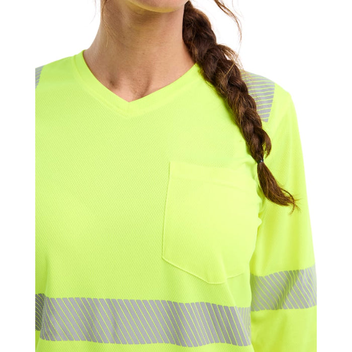 Blaklader® Workwear Women's Hi-Vis Long Sleeve T-shirt - ANSI Class 3 Type R - 3497