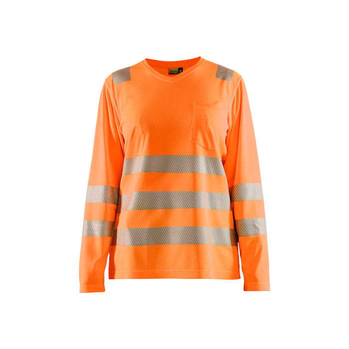 Blaklader® Workwear Women's Hi-Vis Long Sleeve T-shirt - ANSI Class 3 Type R - 3497