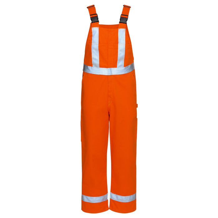 Bulwark® Men's Unlined X-Back Hi Vis FR Bib Overall - CAT 2 - BLFX