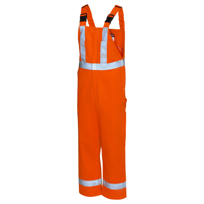 Bulwark® Men's Unlined X-Back Hi Vis FR Bib Overall - CAT 2 - BLFX