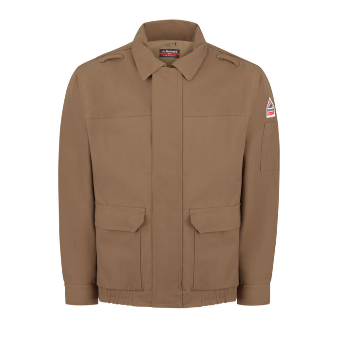 Bulwark® Brown FR Duck Lined Bomber Jacket CAT 3 - JLB6
