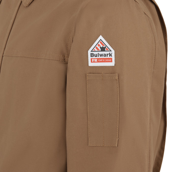 Bulwark® Brown FR Duck Lined Bomber Jacket CAT 3 - JLB6