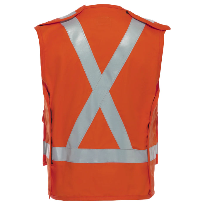 Bulwark® Five Point Tearaway FR Vest with Reflective Trim CAT 2 - VLVTOR