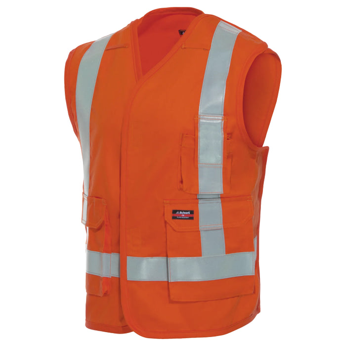 Bulwark® Five Point Tearaway FR Vest with Reflective Trim CAT 2 - VLVTOR