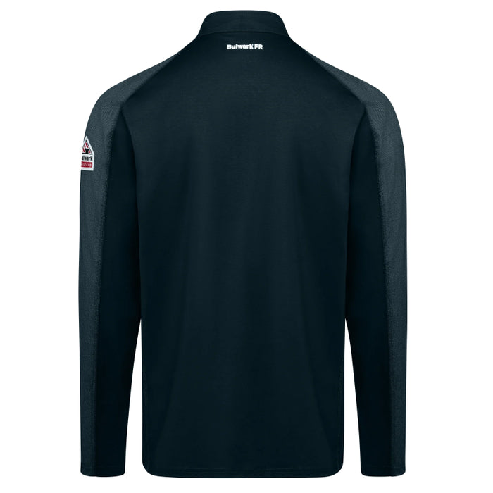 Bulwark® Flame Resistant Men's 1/4 Zip Flex Knit CAT 2 - STZ2