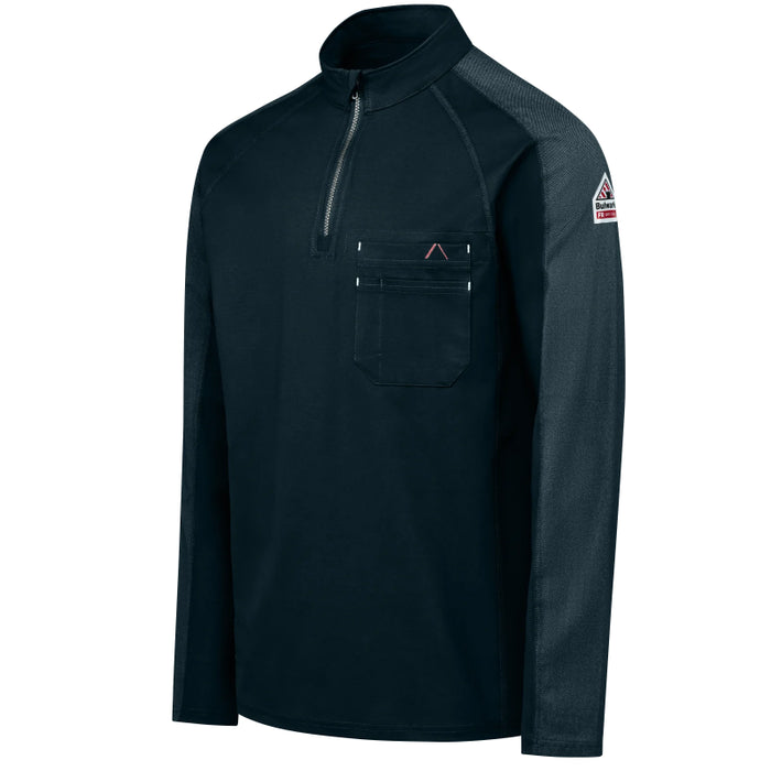 Bulwark® Flame Resistant Men's 1/4 Zip Flex Knit CAT 2 - STZ2