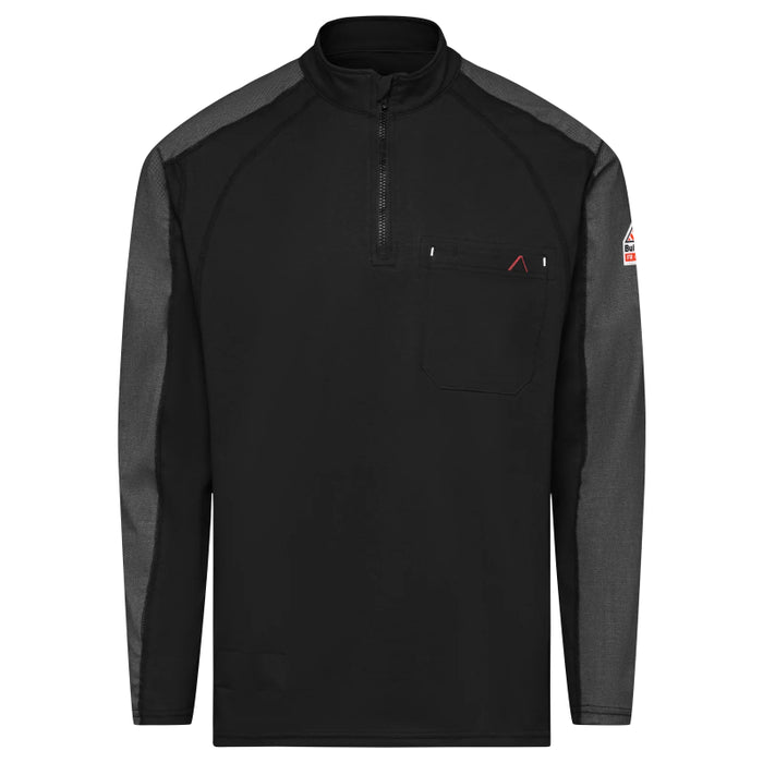 Bulwark® Flame Resistant Men's 1/4 Zip Flex Knit CAT 2 - STZ2