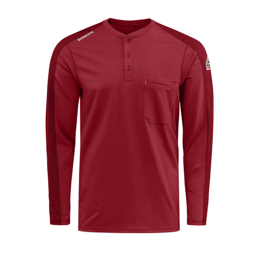 Bulwark® FR Men's Lightweight Flex Knit Henley CAT 2 - STL2