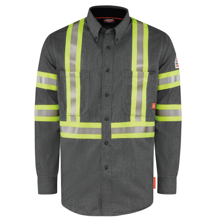 Bulwark® iQ Series® FR Men's Lightweight Comfort Woven Shirt CAT - QS50CN