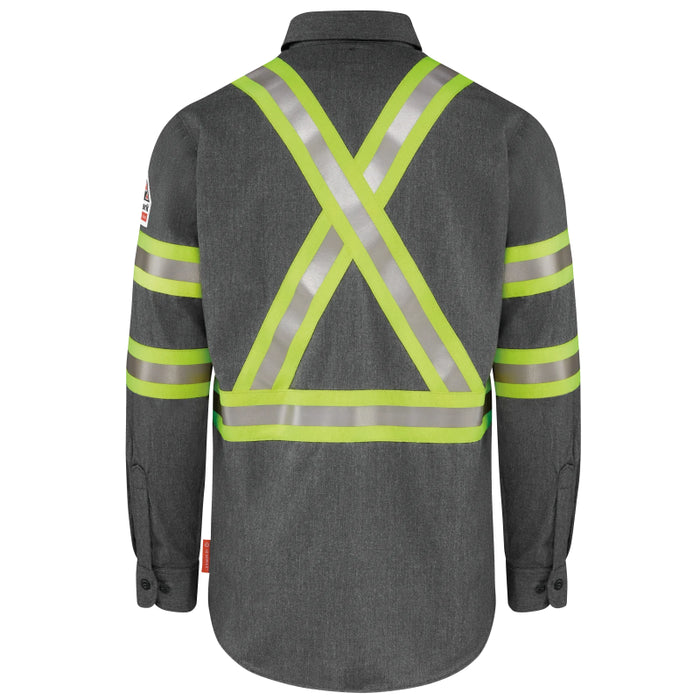 Bulwark® iQ Series® FR Men's Lightweight Comfort Woven Shirt CAT - QS50CN