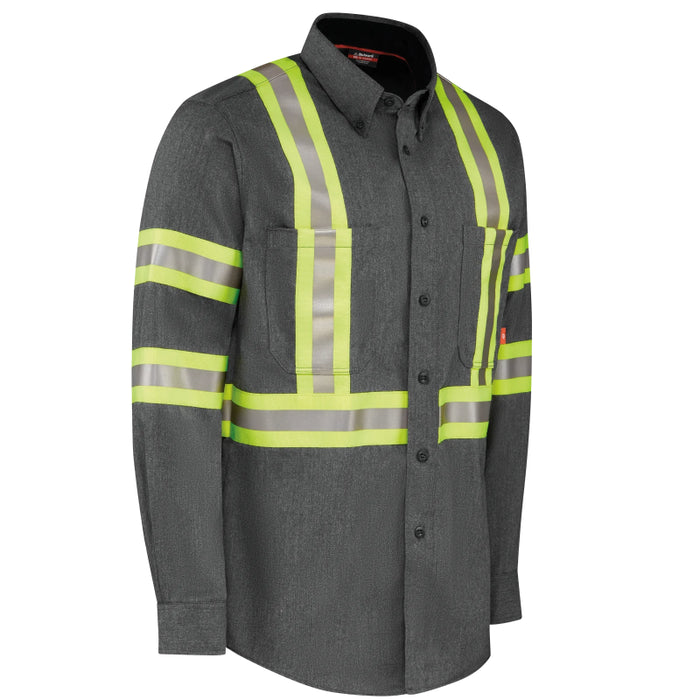 Bulwark® iQ Series® FR Men's Lightweight Comfort Woven Shirt CAT - QS50CN