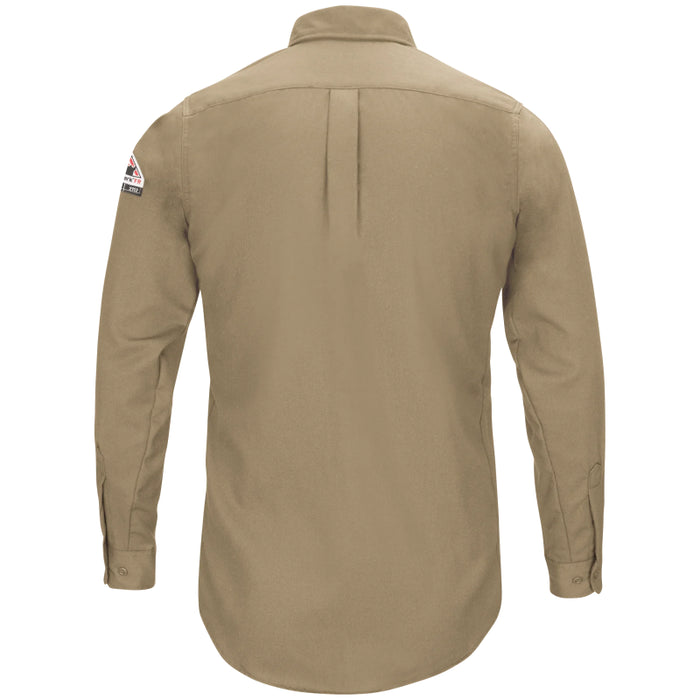 Bulwark® iQ Series®  FR Men's Lightweight Comfort Woven Shirt with Insect Shield CAT 2 - QS52