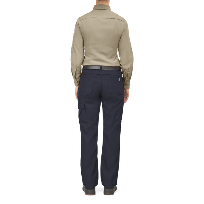 Bulwark® iQ Series® FR Women's Lightweight Comfort Pant CAT 2 - QP15NV