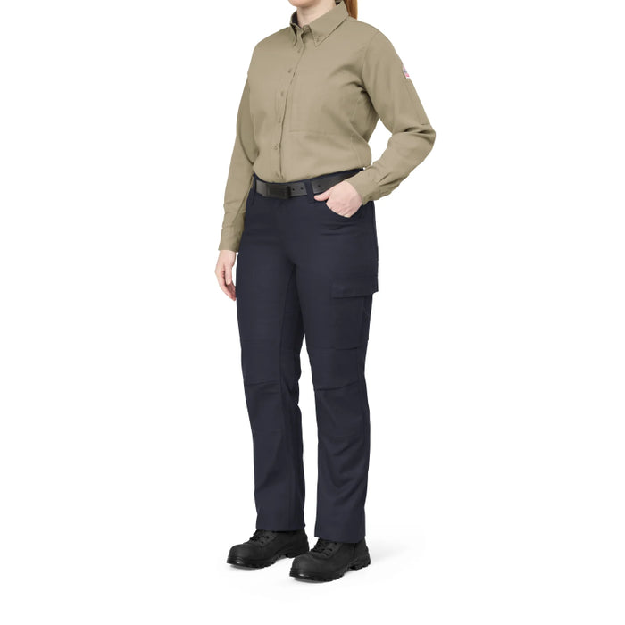 Bulwark® iQ Series® FR Women's Lightweight Comfort Pant CAT 2 - QP15NV