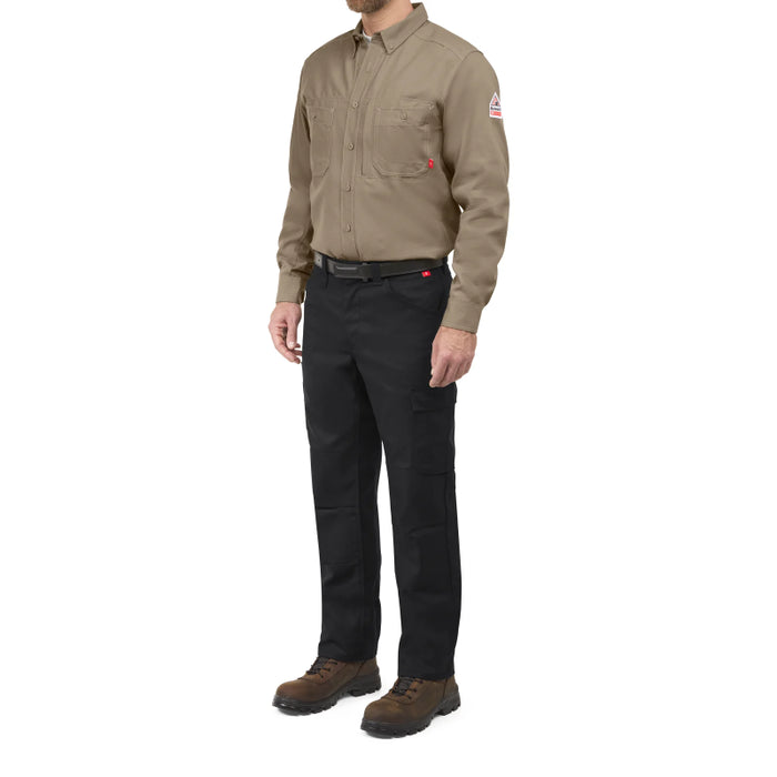 Bulwark® iQ Series® Men's Lightweight FR Pant Black CAT 2 - QP14BK