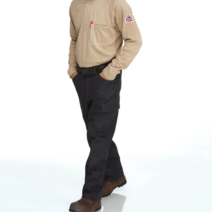 Bulwark® iQ Series® Men's Lightweight FR Pant Black CAT 2 - QP14BK