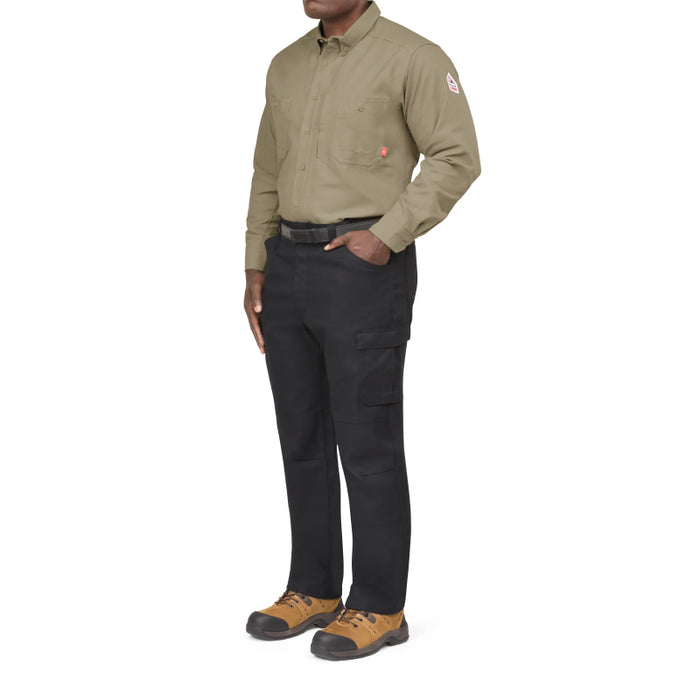 Bulwark® iQ Series® Men's Lightweight FR Pant Black CAT 2 - QP14BK