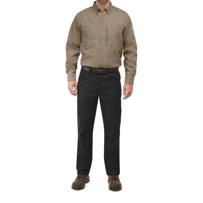 Bulwark® iQ Series® Men's Lightweight FR Pant Black CAT 2 - QP14BK