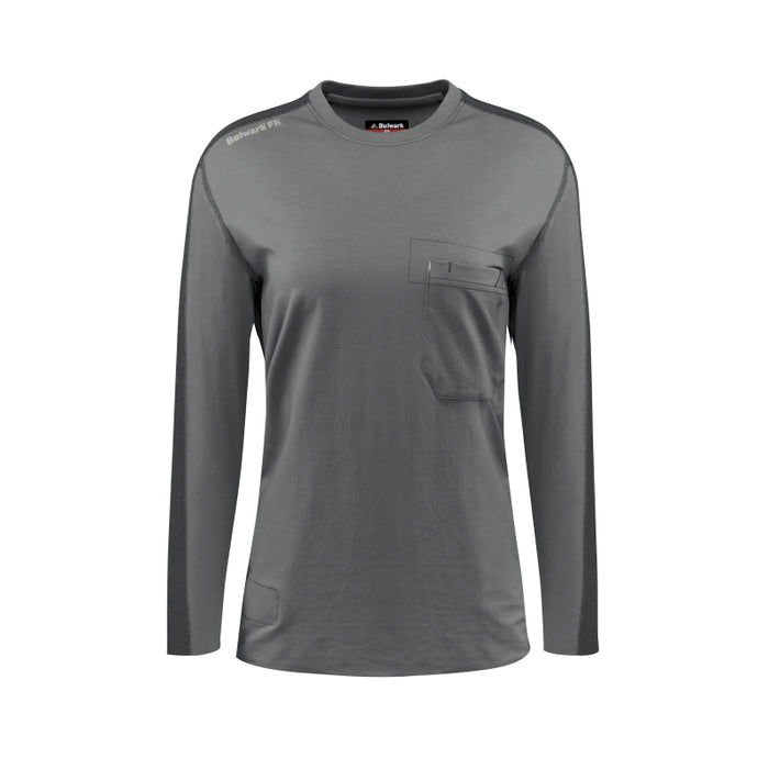 Bulwark® Lightweight Flame Resistant Women's Flex Knit Tee CAT 2 - STT3
