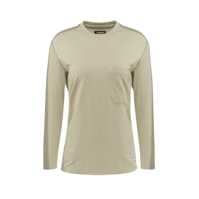 Bulwark® Lightweight Flame Resistant Women's Flex Knit Tee CAT 2 - STT3