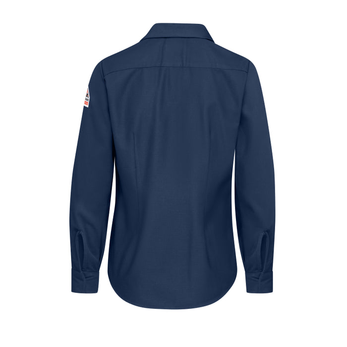 Bulwark® Women's Flame Resistant Arc Rated Work Shirt - Navy - SLS3