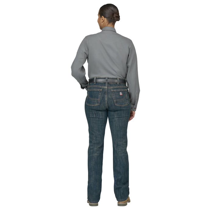 Bulwark® Women's Flame Resistant Curvy Fit Jean with Stretch CAT 2 - PSJCSD