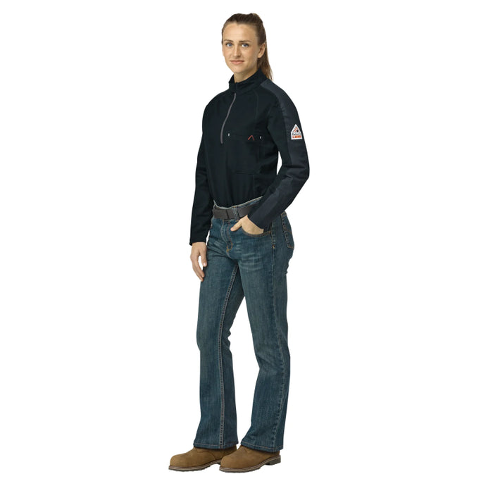 Bulwark® Women's Flame Resistant Curvy Fit Jean with Stretch CAT 2 - PSJCSD