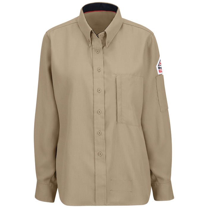 Bulwark® Women's FR Lightweight Work Shirt With Insect Shield - QS53-INSECT