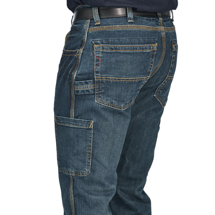 Bulwark® Men's Flame Resistant Stretch Denim Dungaree CAT 2 - PSJ6SD