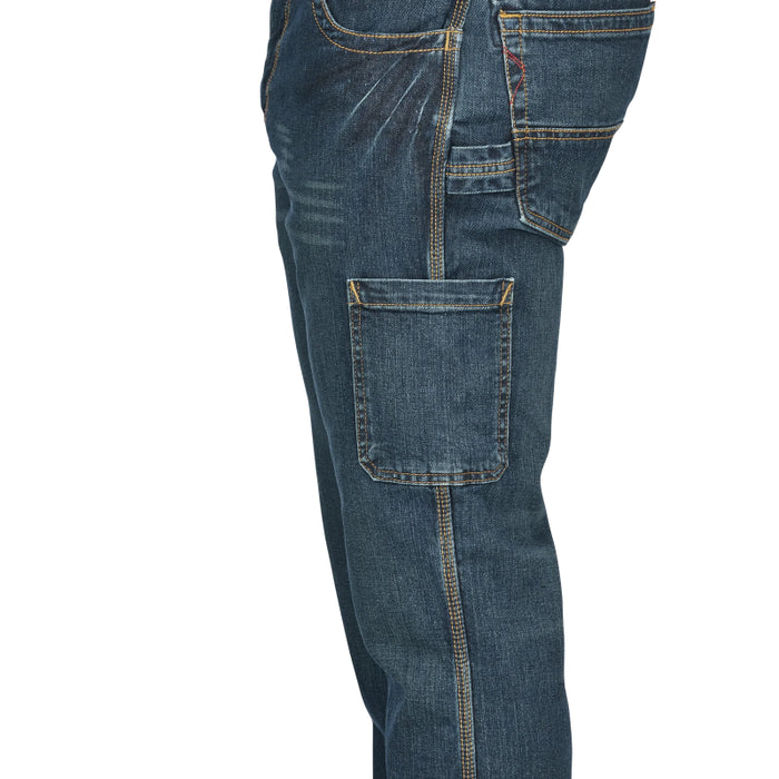 Bulwark® Men's Flame Resistant Stretch Denim Dungaree CAT 2 - PSJ6SD