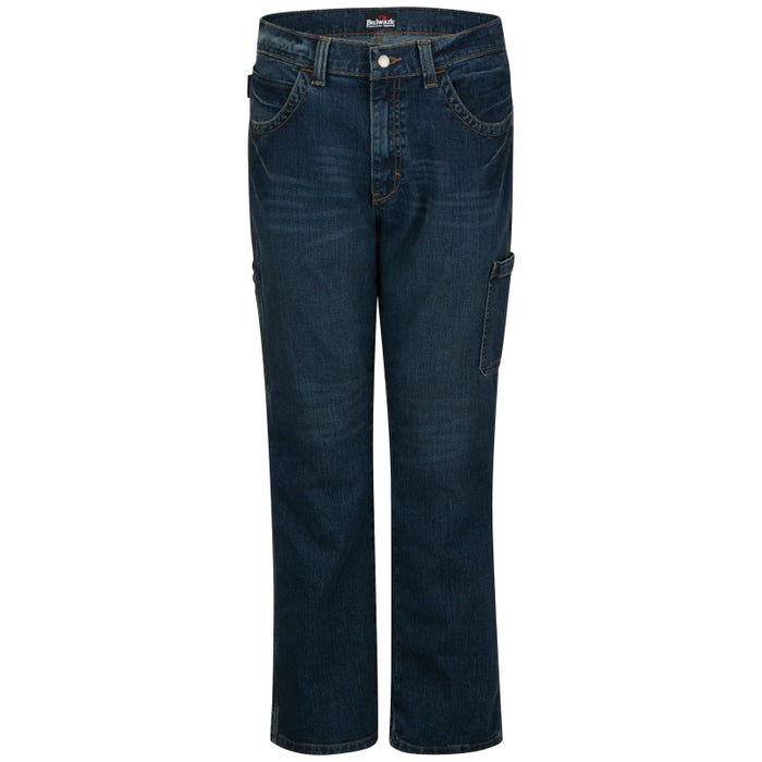 Bulwark® Men's Flame Resistant Stretch Denim Dungaree CAT 2 - PSJ6SD