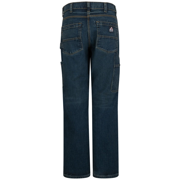 Bulwark® Men's Flame Resistant Stretch Denim Dungaree CAT 2 - PSJ6SD