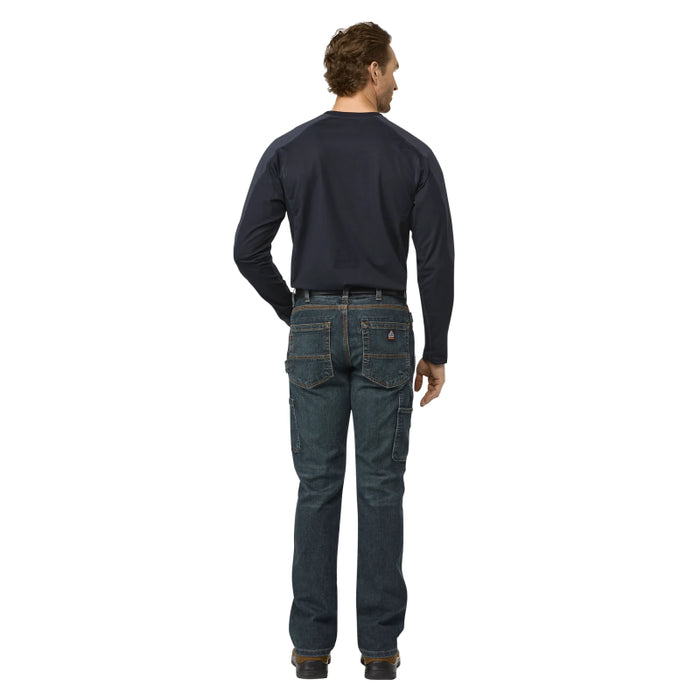 Bulwark® Men's Flame Resistant Stretch Denim Dungaree CAT 2 - PSJ6SD